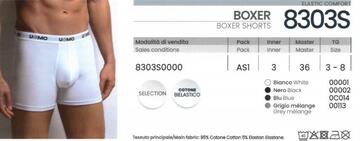 ART. 8303- boxer uomo bielastico 8303 - Fratelli Parenti